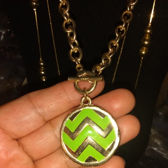 LUXURIOUS!/ 11 LOT GOLDEN MIXED JEWELRY - Picture 5 of 12